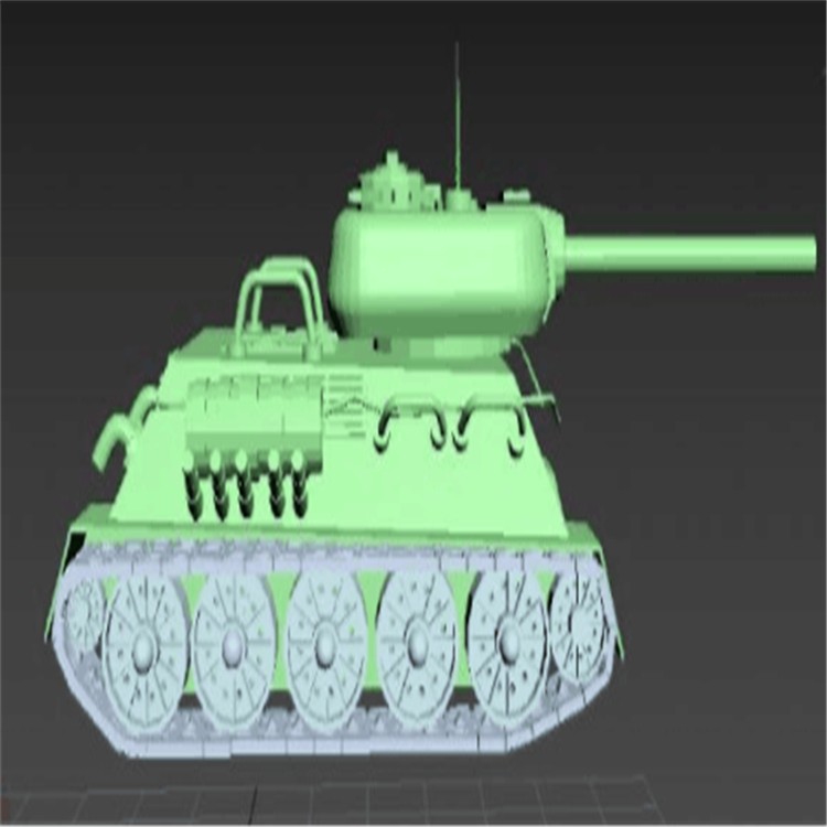 路南充气军用坦克模型